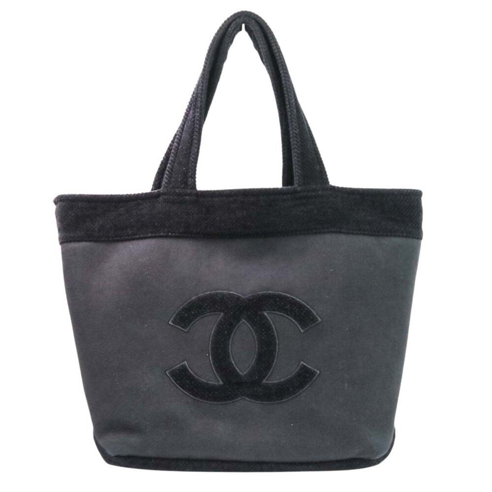 CHANEL Black Logo Tote Bag - Picture 2 of 16